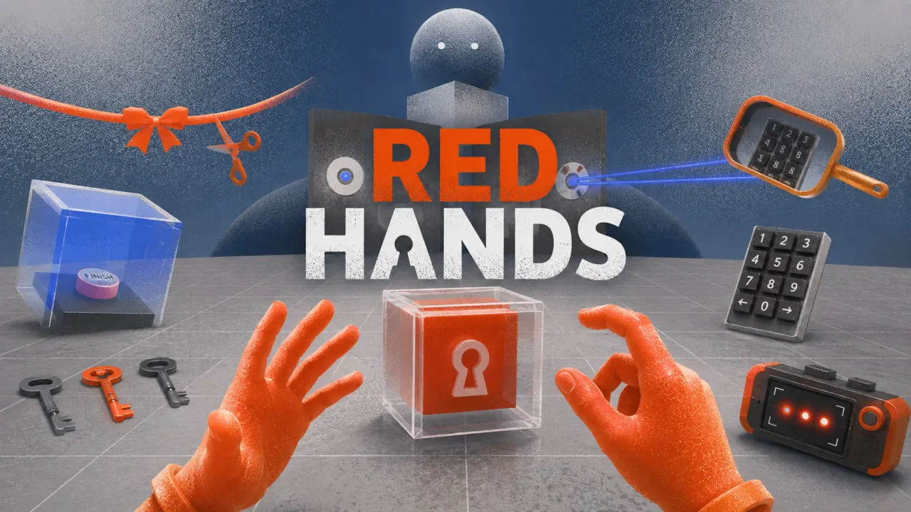 Red Hands, a hand-tracking VR puzzle game
