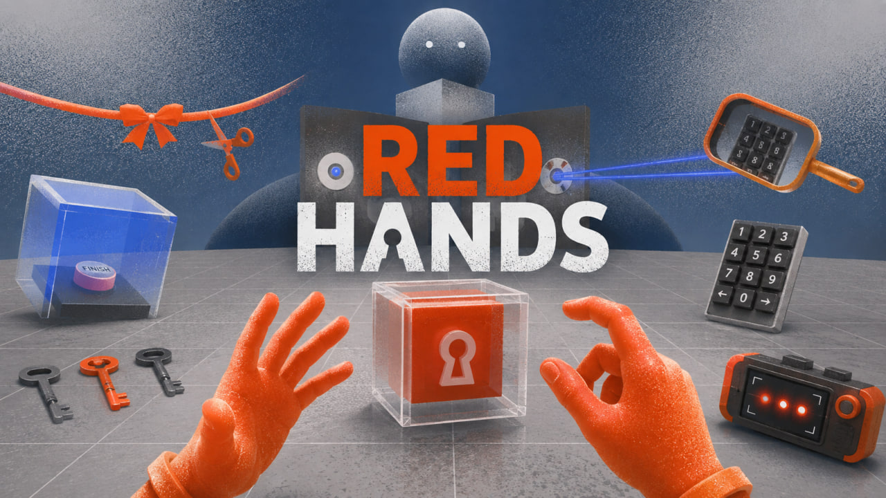 Red Hands - Hand-tracking VR Puzzle game